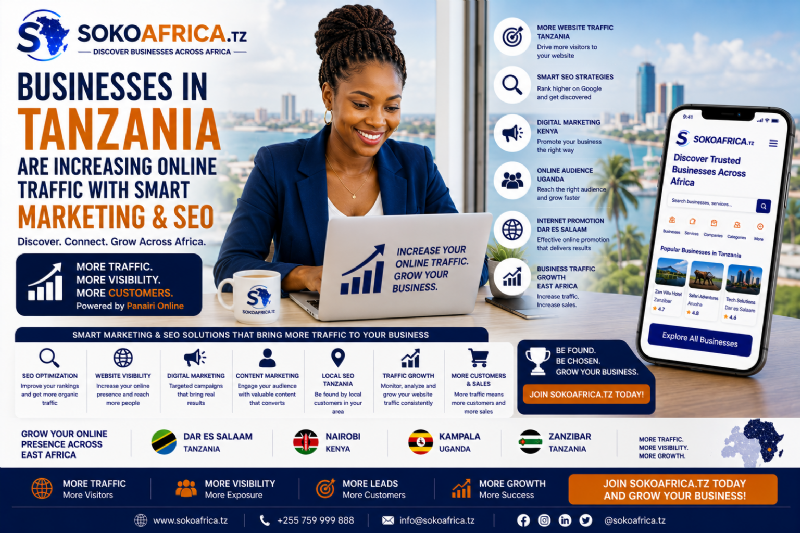 online business traffic tanzania, website traffic africa, digital marketing kenya, online audience uganda, internet promotion dar es salaam, business traffic growth east africa, website visibility africa, online customer traffic